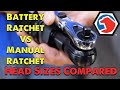 Matco Electric Ratchet Head Size Compared To Standard Ratchet  There's Not Much Difference!