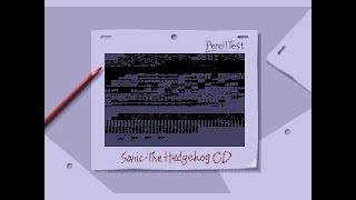Sonic CD Pencil Test Garbage Data Oddity / Sonic CD олівець випробування сміття дані непарність