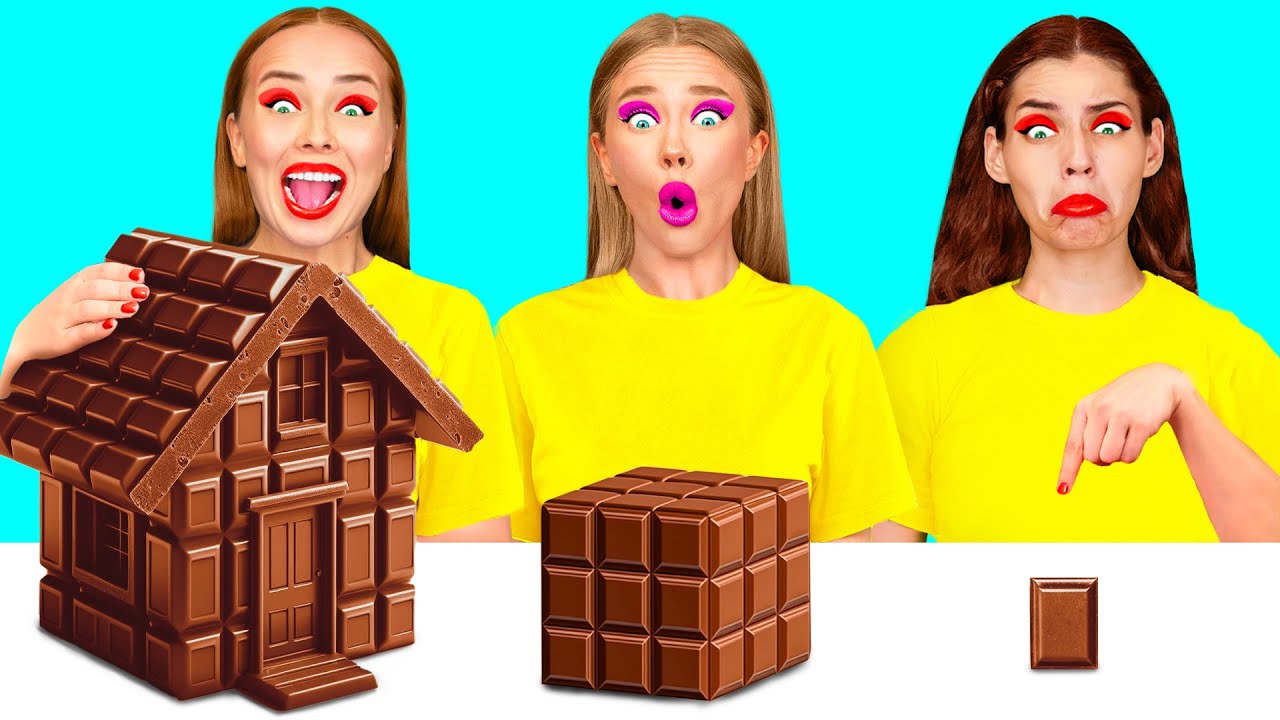 Big, Medium and Small Plate Challenge | Delicious Recipes by TeenTeam Challenge