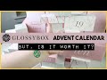 Unboxing the Glossy Box Advent Calendar 2020
