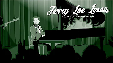 Jerry Lee Lewis - Great Balls Of Fire - (Animation HD)