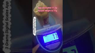 3 Grams Digital Scales App Working Demo 2021 - Yes It Works! screenshot 2