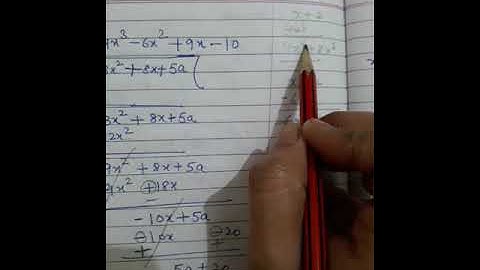 Division of algebraic expressions class 8 in english - Video1 - class 8 maths chapter 8 exercise 8.4