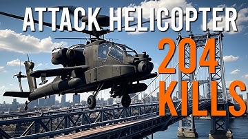 POV: You Are the Pilot of a 204-Kill Game in the Attack Heli
