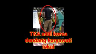 TKA Asal Korea Tendang Karyawati Lokal