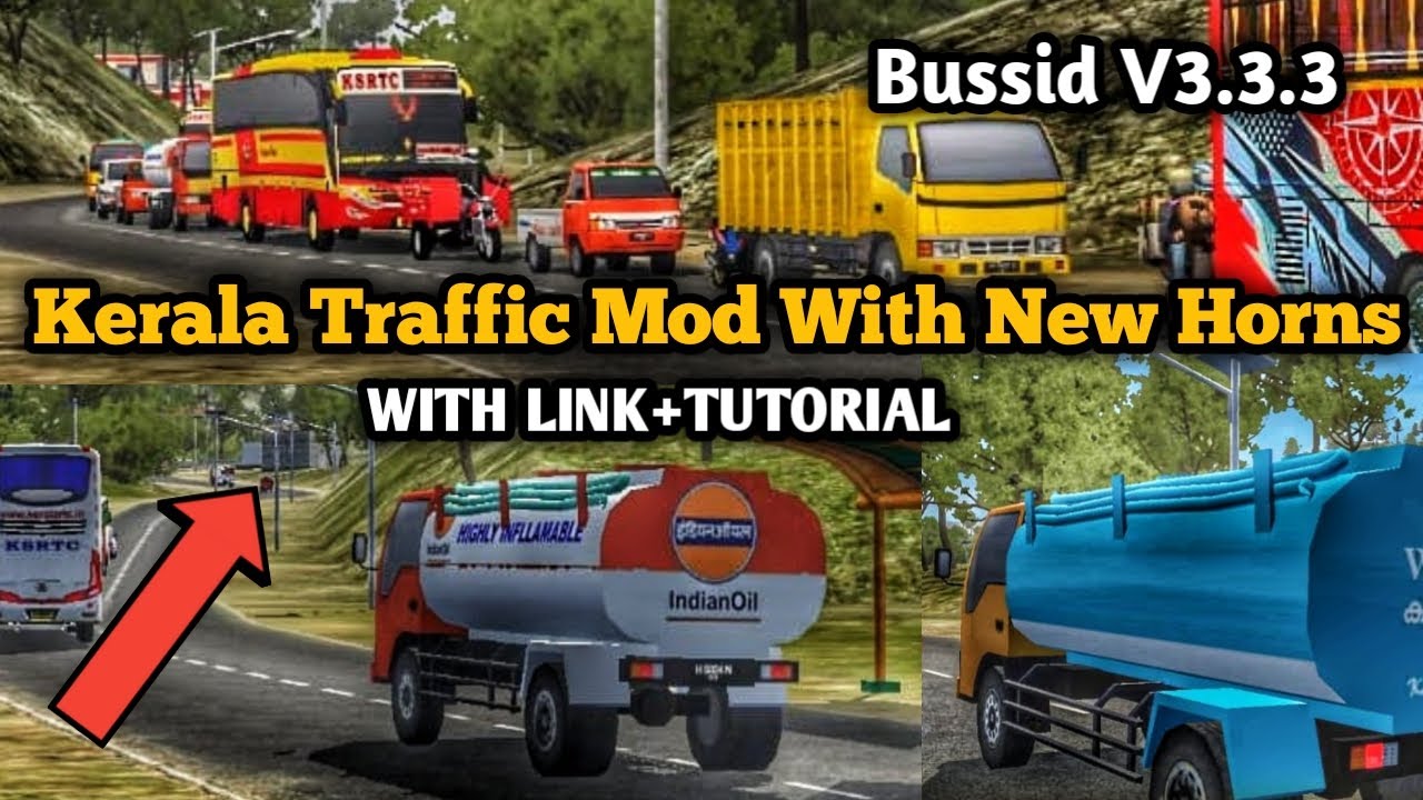 Kerala Traffic Mod For Bussid V3.3.3.Latest Kerala Traffic With Real