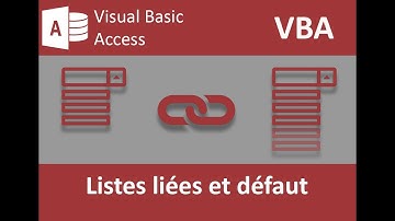 Corriger le défaut des listes liées en VBA Access