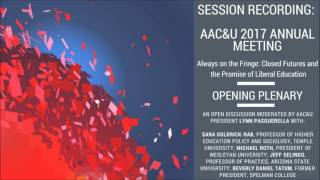 2017 Annual Meeting Opening Plenary