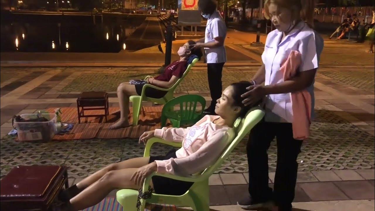 2 Late Night Thai Street Massage Strong Back Head Shoulder Neck Hand