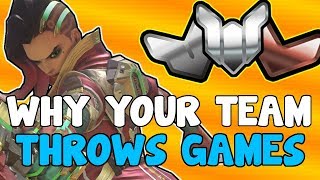 Why YOUR Team THROWS EVERY Comp Game | Overwatch Competitive Tips