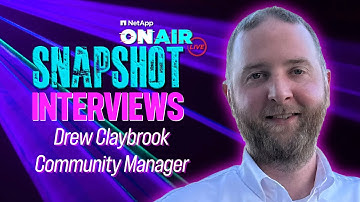 Drew Claybrook @ INSIGHT 2024 | NetApp ONAIR SNAPSHOT