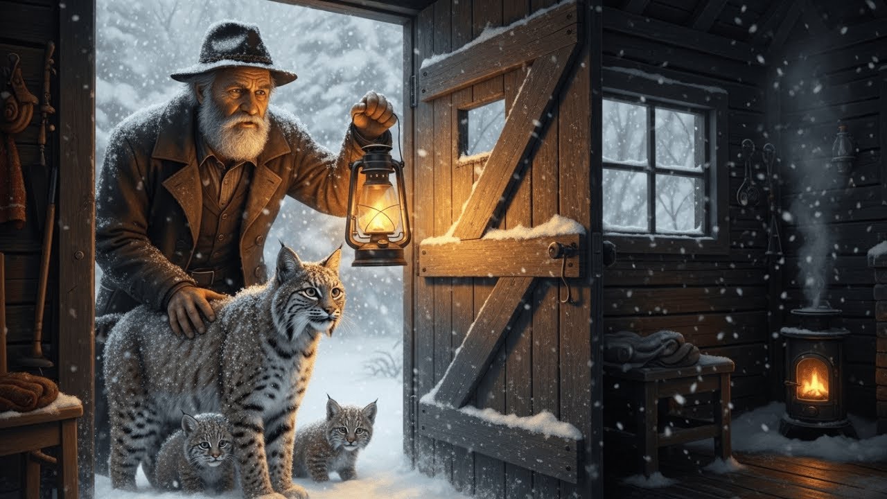 Man Opened His Door to a Bobcat Family—Moments Later, He Couldn’t Believe His Eyes.