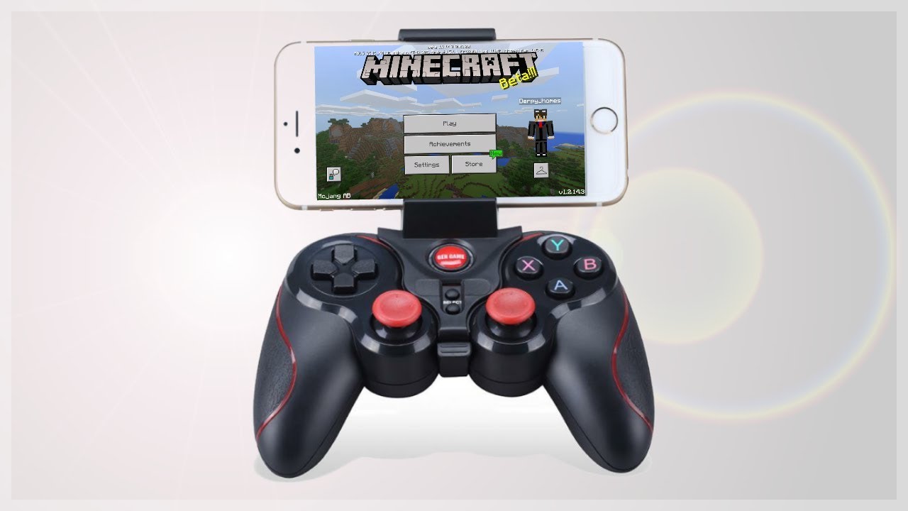 play minecraft pe with controller