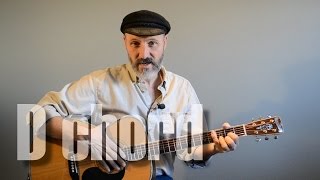 Video thumbnail of "D Chord - Guitar Lesson"