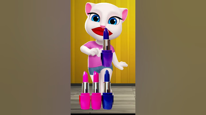 talking tom billi lipstick makeup funny#shorts