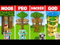 Minecraft NOOB vs PRO: FAMILY TREE HOUSE BUILD CHALLENGE