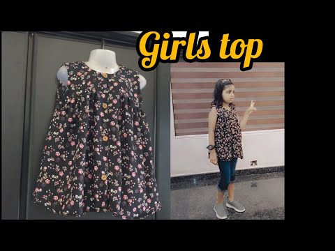 simple and easy girls top cutting and stitching/malayalam /by sulfamoidu