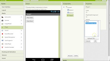 Appinventor Play Music file through the app