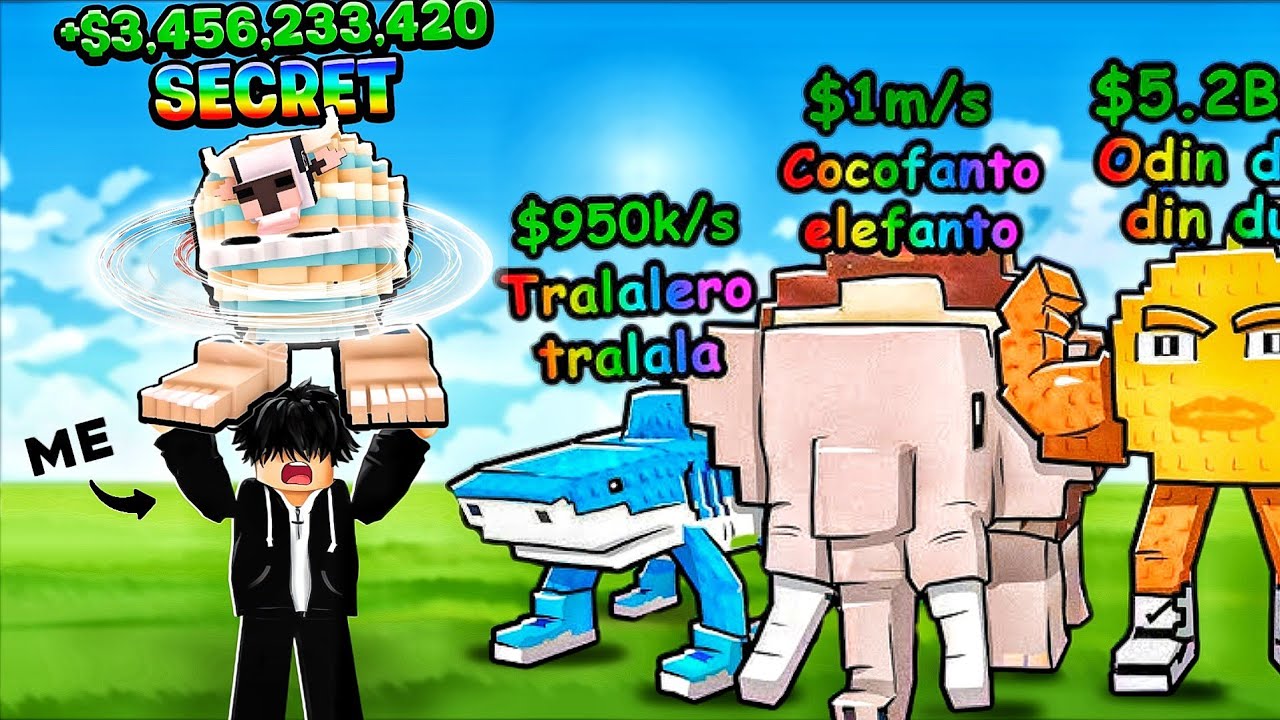 ကျွန်တော် အမိုက်စား Secret Brainrot တွေလိုက်ခိုးခဲ့တယ် | Steal a Brainrot [ ROBLOX ]