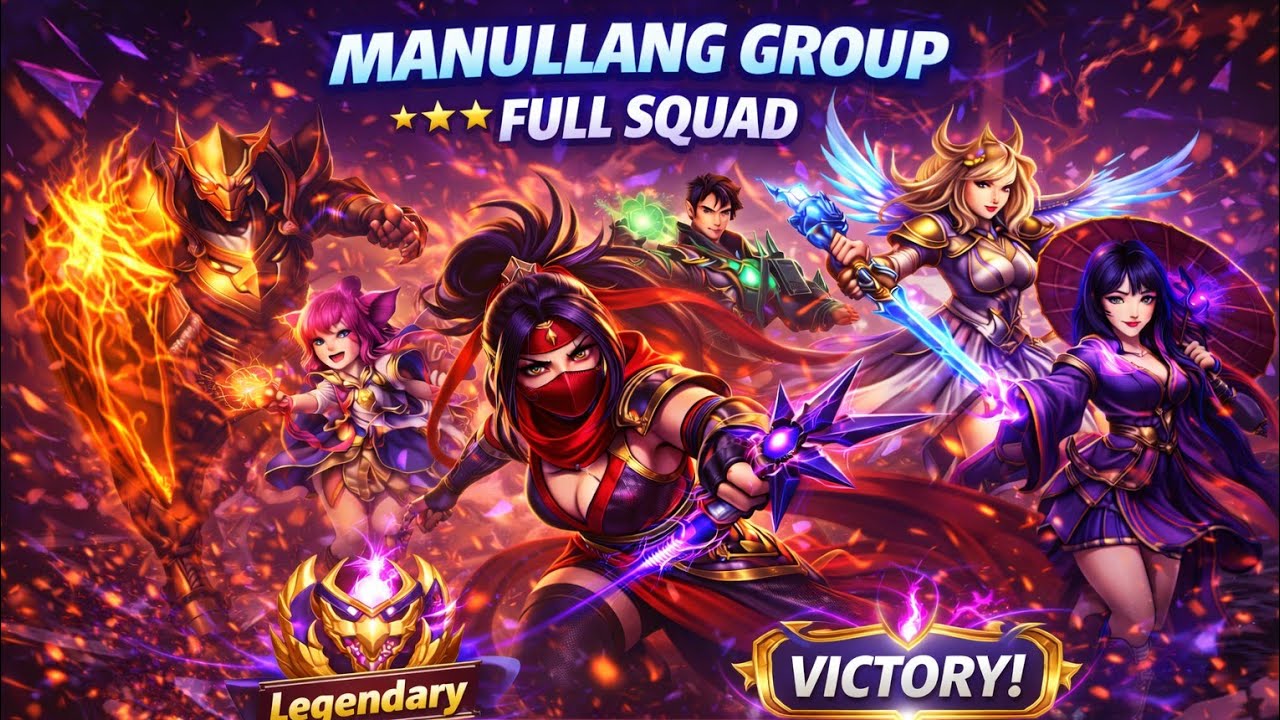 Full match squad Manullang group | HANABI ACAK ACAK LAYLA| WIN STREAK 