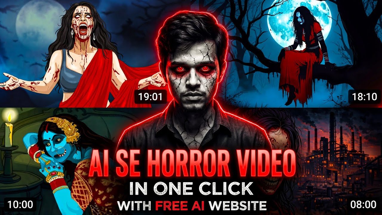 AI Video Kaise Banaye ? Make Viral Horror Crime Story Video With Free ...