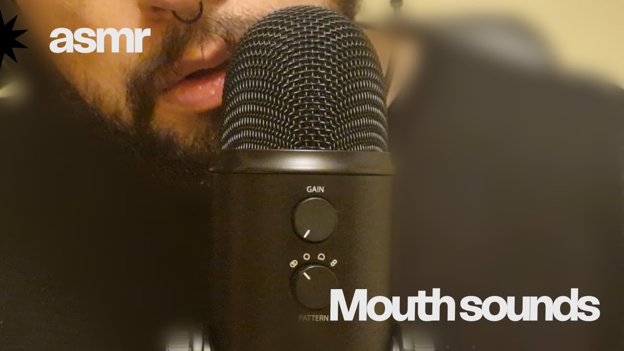 ASMR español Sonidos para DORMIR - Tapping y Mouth sounds 🖤