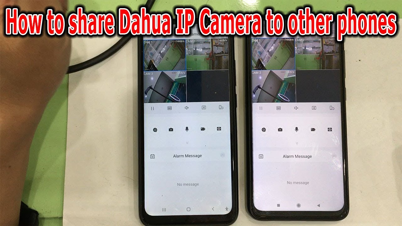 How to share Dahua IP Camera to other phones