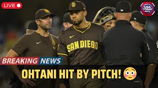Robert Suarez Suspended for Hitting Shohei Ohtani | Benches Clear in Padres-Dodgers Game