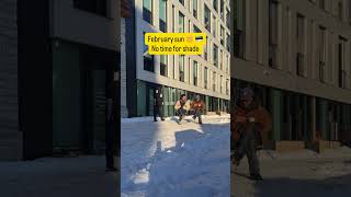 Sunny day in February #comedy