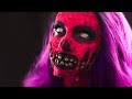 Ripped cheeks, exposed teeth zombie -- FX Makeup Tutorial