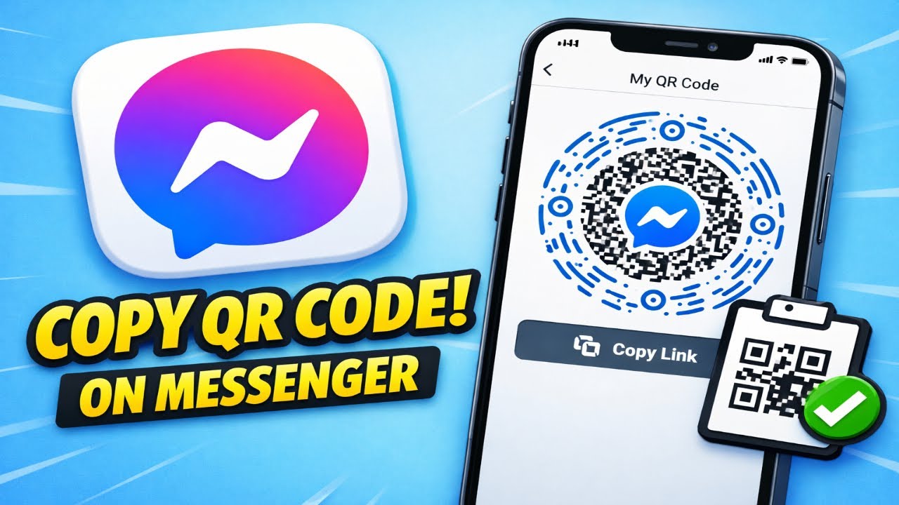 Как скопировать QR-код в Messenger (2025)