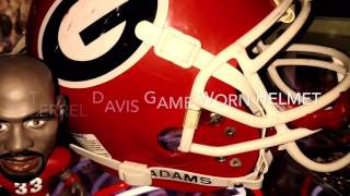 Best college football man cave in the world! UGA Hershel Walker  Hobnail Boot Vince Dooley Georgia !