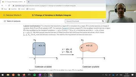 C5S7 Change of Variables in Multiple Integrals