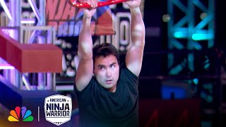 Forest Strick's Impressive Run Ends in Heartbreaking Fall | American Ninja Warrior | NBC