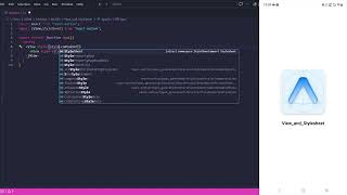 (Mobile Apps(Code)) Project 3: 'View and Stylesheet' Created by Trishanth Kumar screenshot 3