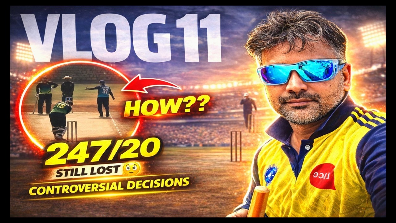 We Scored 247 in 20 Overs… STILL LOST 😳 | Controversial Decisions | VLOG 11