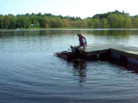 homemade sea flea / hydroplane - YouTube