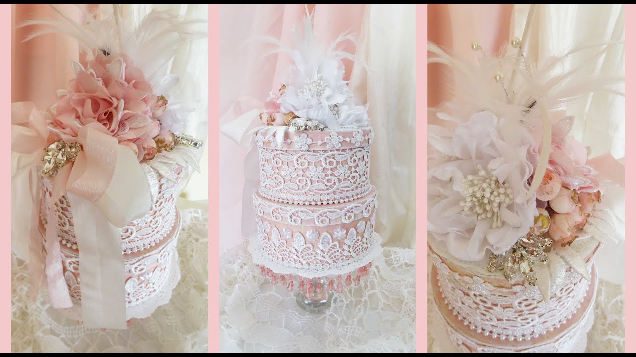 Lace Cake Storage Boxes with Tresors de Luxe YouTube
