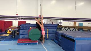 Beam: Back Handspring Drills Complex