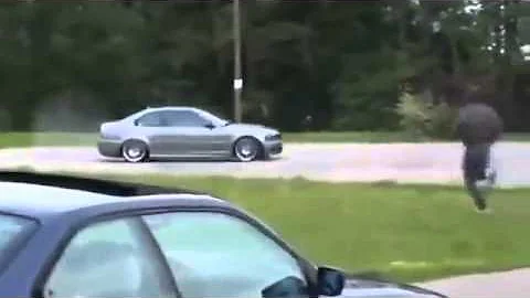 Guy Wrecks His New BMW M3 Drifting!
