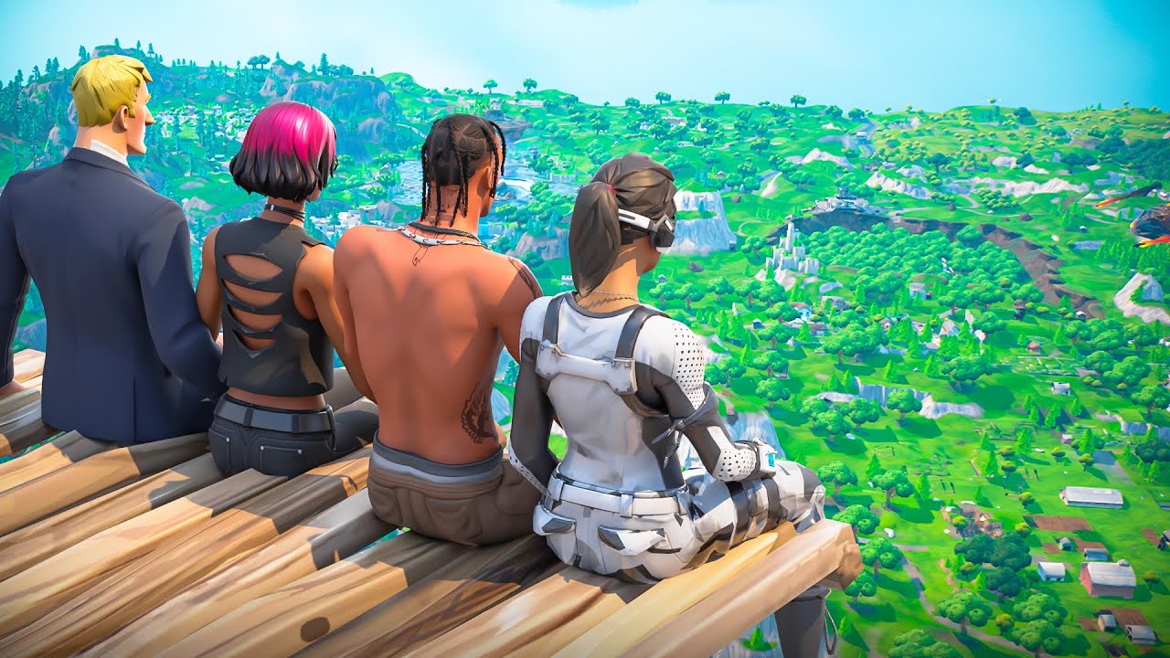 On a CONSTRUIT une ÉNORME SKYBASE sur FORTNITE ! (ft. Gio, Yoyo et SlydiZz)