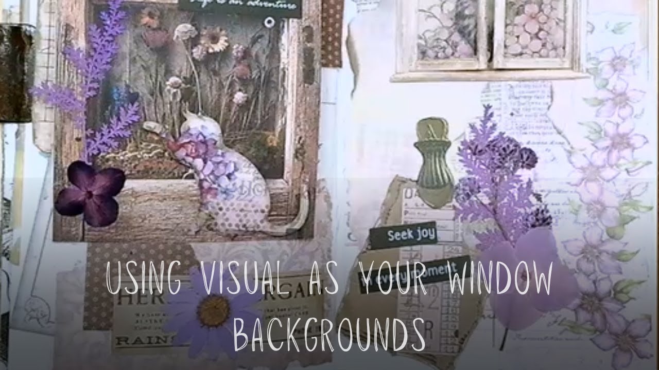 ASMR Collage-Seek Joy | art journaling| creative journaling| scrapbooking| collage with me