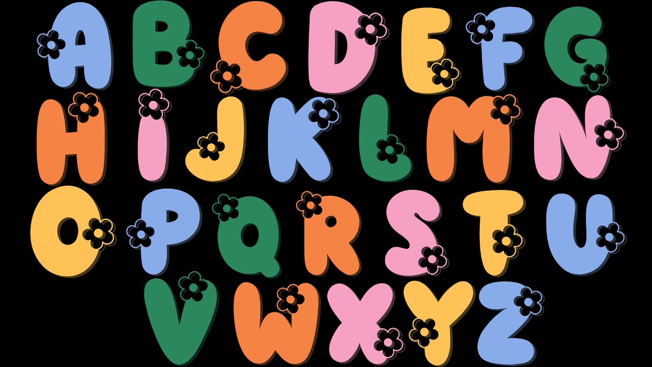 🌸 Веселая песенка про цветочные буквы для детей | Изучаем буквы алфавита с красивыми цветочными б...