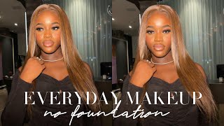 No Foundation Everyday Makeup tutorials for WOC (for beginners)
