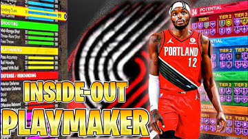 *RARE* INSIDE OUT PLAYMAKER BUILD. Best Power Forward Build NBA 2k23 Next Gen.