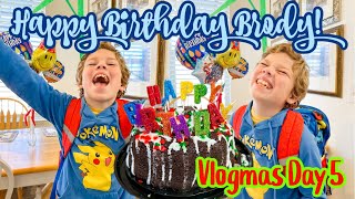 VLOGMAS DAY 5: Brody turns 11 &amp; his holiday concert!