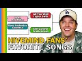 Our Fans Favorite Songs Bracket Our Fans Favorite Songs Bracket