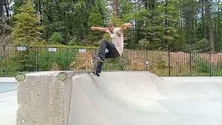 Skateboarding in Grass Valley northern California age 48