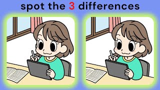 find the 3 difference |No464