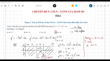Tìm m để hàm số đạt GTLN , GTNN thỏa mãn điều kiện cho trước | Toán 12